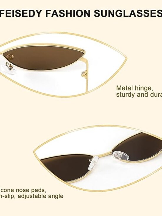Retro Small Petals Shape Sunglasses